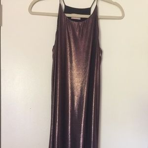 Love...Ady Metallic Party Dress